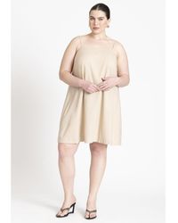 Eloquii - Plus Size Relaxed Square Neck Mini Dress - Lyst
