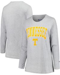 Profile - Tennessee Volunteers Plus Size Arch Over Logo Scoop Neck Long Sleeve T-shirt - Lyst