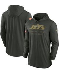 Nike - Kansas City Chiefs 2025 Salute To Service Sideline Dri-fit Lightweight Hooded Pullover Sweatshirt - Lyst