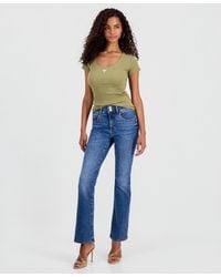 Guess - Shape Up Mid-rise Bootcut Slim-fit Jeans - Lyst