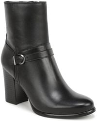 Naturalizer - Leighton Zip Short Booties - Lyst