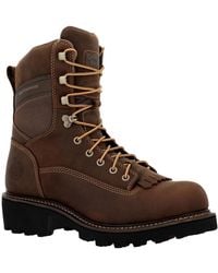Georgia Boot - Core 37 9" Scalloped Heel Waterproof Composite Toe logger Work Boot - Lyst