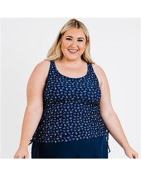 Calypsa - Plus Size Maya Tankini Swim Top - Lyst