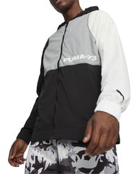 PUMA - Winners Circle Colorblocked Full-zip Hooded Jacket - Lyst