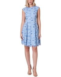 Jessica Howard - Petite Floral-lace Fit & Flare Dress - Lyst