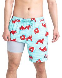 Saxx Underwear Co. - Oh Buoy 2n1 Lobster Print Volley 7" Swim Shorts - Lyst
