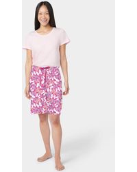 Hue - It's Raining Bows Printed Bermuda Pajama Shorts - Lyst