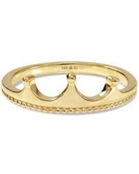 DEVATA - Crown Ring In 14k - Lyst