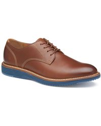 Johnston & Murphy - Upton Plain Toe Dress Casual Lace Up Shoes - Lyst