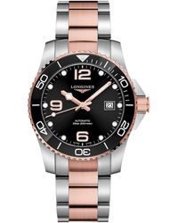Longines - Swiss Automatic Hydroconquest Two-tone Stainless Steel Bracelet Watch 41mm - Lyst