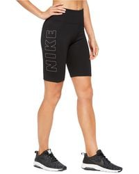 nike air logo tape bike short