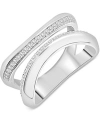 Audrey by Aurate - Diamond Double Row Openwork Abstract Statement Ring (1/4 Ct. T.w. - Lyst