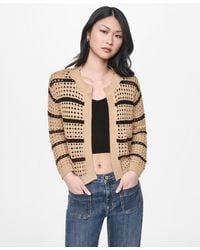 DKNY - Relaxed Fit Open-front Cardigan - Lyst