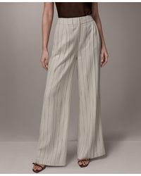 Donna Karan - Petite High-rise Wide-leg Pants - Lyst