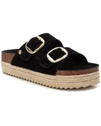 Xti - Suede Flat Sandals By - Lyst
