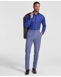 Michael Kors - Classic-fit Stretch Solid Dress Pants - Lyst