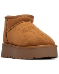 Xti - Winter Suede Booties By - Lyst