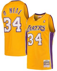 Mitchell & Ness Los Angeles Lakers Dennis Rodman #73 '98 -'99 Home Jersey  Gold