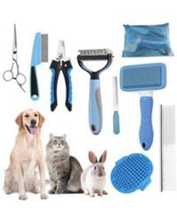 Aronkl - Pet Bath Grooming Kit With Hair Brush Towel Washing Gloves Shampoo Scrubber - Lyst