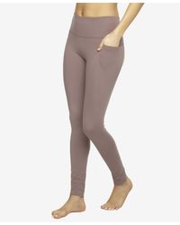 Felina - Essentials Soft Suede Mid-rise legging - Lyst