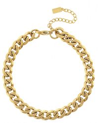 BEN ONI - Tone Bold Non-tarnish Curb Chain Anklet - Lyst
