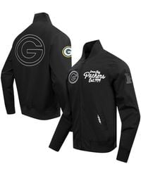 Pro Standard - Green Bay Packers Paint The City Twill Full-zip Jacket - Lyst