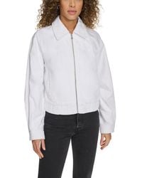 Levi's - Western Zip-front Denim Bomber Jacket - Lyst