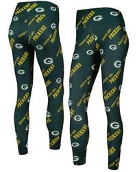 Concepts Sport - Bay Packers Breakthrough Allover Print leggings - Lyst