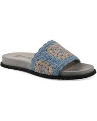White Mountain - Maxim Round Toe Flat Sandals - Lyst
