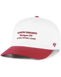'47 - Washington Commanders Hitch Two-tone Five-panel Adjustable Baseball Cap - Lyst