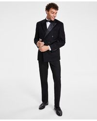 Tayion Collection - Classic-fit Solid Double-breasted Dinner Jacket - Lyst