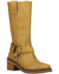 Frye - Kate Harness Block Heel Tall Boots - Lyst