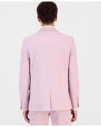 Vince Camuto Slim-Fit Long-Sleeve Henley Shirt in White for Men | Lyst