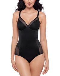 Miraclesuit - Sexy Sheer Shaping Padded-cup Bodysuit - Lyst