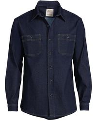 Lands' End - Blake Shelton X Traditional Fit rugged Work Shirt - Lyst