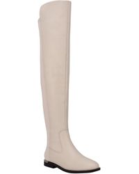 calvin klein tall leather boots