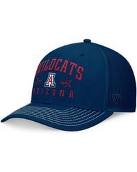 Top Of The World - Navy Arizona Wildcats Carson Trucker Adjustable Hat - Lyst