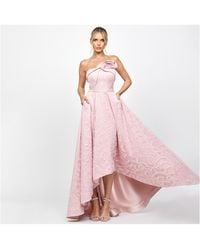 Bariano - Addyson Strapless Hi Lo Gown - Lyst