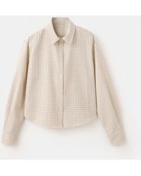 Mango - Straight Checked Shirt - Lyst