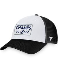Fanatics - Tampa Bay Lightning 2022 Eastern Conference Champions Locker Room Trucker Adjustable Hat - Lyst