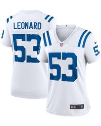 Nike Darius Leonard White Indianapolis Colts Game Player Jersey