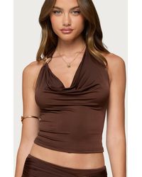 Edikted - Isaiah Abstract Ring Halter Top - Lyst