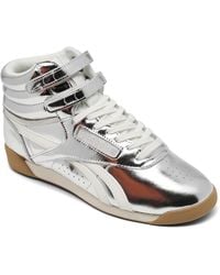 Reebok - Freestyle High-top Double-strapped Sneakers - Lyst