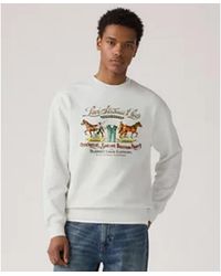 Levi's - Crewneck Long-sleeve Sweatshirt - Lyst