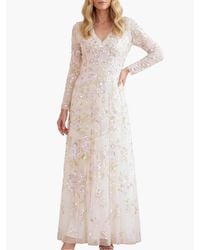 Needle & Thread - Sequin Paradise V-neck Gown - Lyst