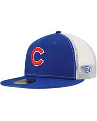 KTZ - Chicago Cubs Team Color 59fifty Trucker Fitted Hat - Lyst