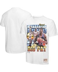 Mitchell & Ness - Patrick Ewing New York Knicks Hardwood Classics Commemorative Player Collage T-shirt - Lyst