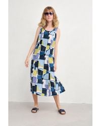 Seasalt Cornwall - Grass Wave Sleeveless Dress - Lyst