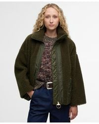 Barbour - Contrast Front Panels Long Sleeve Jacket - Lyst