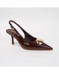 BERNESS - Carlotta Patent Slingback Heels - Lyst